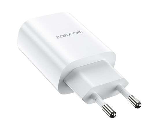  Сетевое зарядное устройство BOROFONE BN1 Innovative 1xUSB, 2.1A, белый 