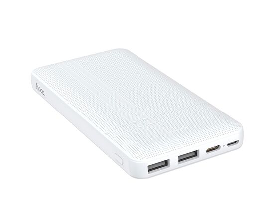  Портативный аккумулятор HOCO J48 Nimble, 2.0A, 10000 мА⋅ч, белый 