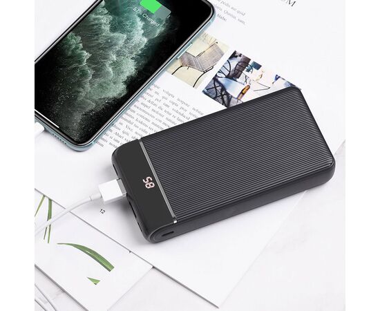  Портативный аккумулятор HOCO J59A Famous, 2A, 20000 мА⋅ч, черный 