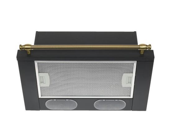  Вытяжка Elikor Интегра 50П-400-В2Л антрацит/рейлинг бронза 