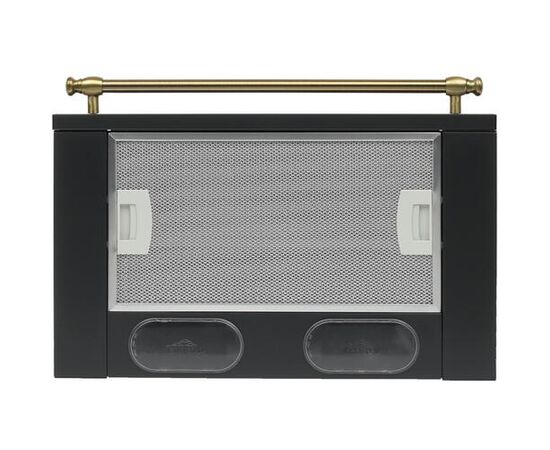  Вытяжка Elikor Интегра 50П-400-В2Л антрацит/рейлинг бронза 