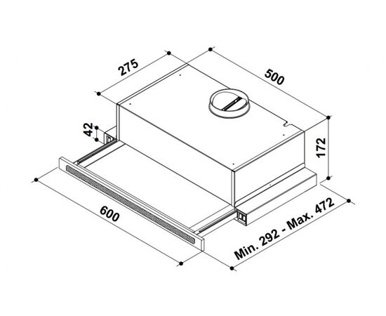  Вытяжка Korting KHP 6637 GWX 
