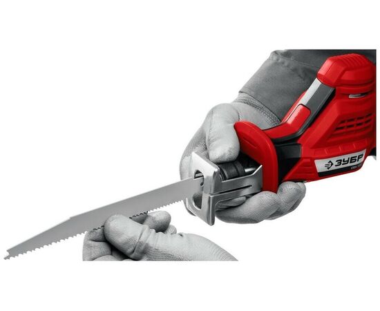  Пила сабельная ЗУБР СПЛ-125-21 12В, 1 АКБ (2Ач), в коробке 