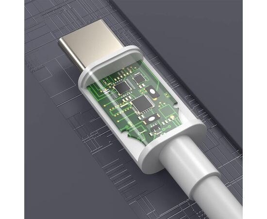  Переходник  MH-CM33, Type-C - Jack 3.5/Type-C, белый 