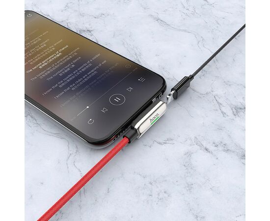  Переходник HOCO LS28, Lightning, серебристый 