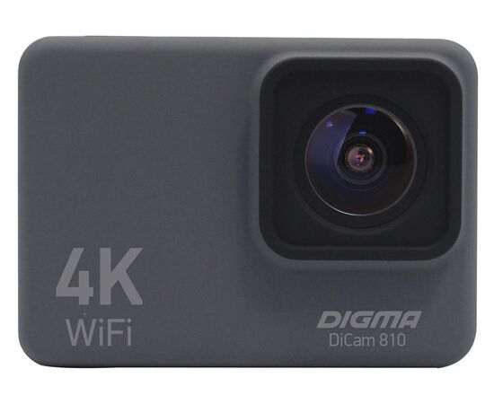  Экшн-камера Digma DiCam 810 серый 