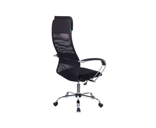  Кресло руководителя Бюрократ CH-608SL/Black спинка сетка черный TW-01 TW-11 искусст.кожа/ткань крестовина хром 