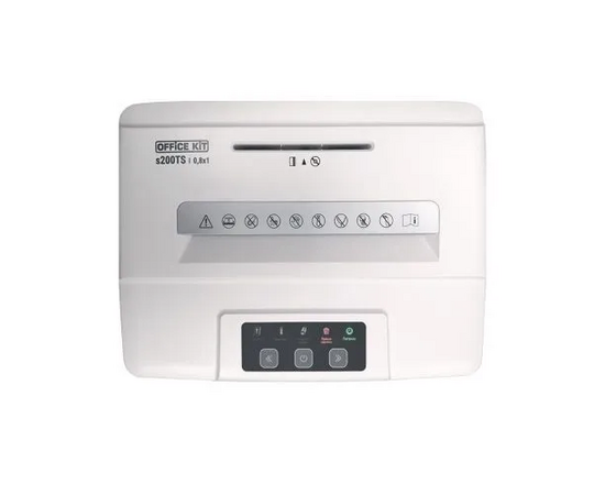  Шредер Office Kit S200TSCD 0,8x2 (OK0802S200) белый 