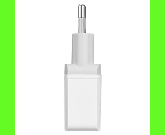  Сетевое зарядное устройство HOCO C22A Little 1xUSB с Кабелем USB - Lightning, 2.4A, 10.8W, белый 