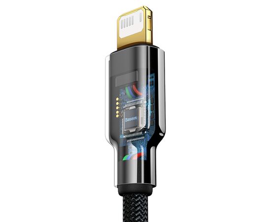  Кабель USB BASEUS Ice Porcelain Series USB - Lightning, 2.4А, 10.5W, 2 м, черный 