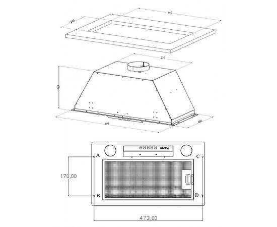  Вытяжка Korting KHI 6631 RN 