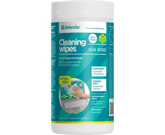 Салфетки для экранов DEFENDER 30322 100PCS 