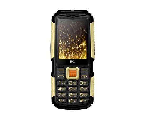  Мобильный телефон BQ 2430 Tank Power black+gold 