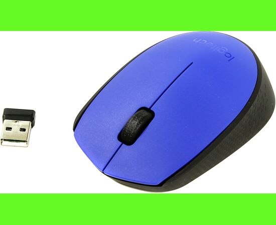  Мышь Logitech M171 Blue, Wireless (910-004640) 
