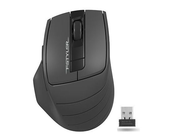  Мышь A4Tech Fstyler FG30 серый оптическая (2000dpi) беспроводная USB (6but) 