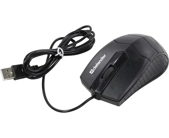  Мышь DEFENDER HIT MB-530 Black, 3 кн., 1000 dpi, оптическая проводная 