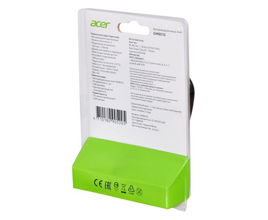  Мышь Acer OMR010 (ZL.MCEEE.005) черный 