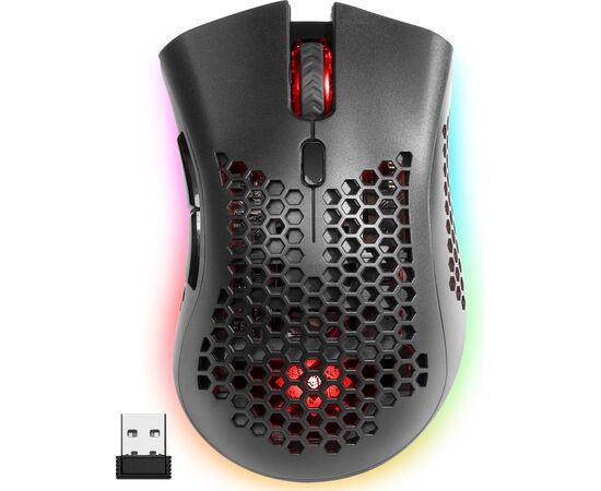  Мышь DEFENDER Warlock GM-709L RGB 52709, черный 