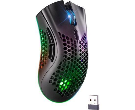  Мышь DEFENDER Warlock GM-709L RGB 52709, черный 