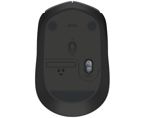  Мышь LOGITECH M170 (910-004646) беспроводная серый/черный 