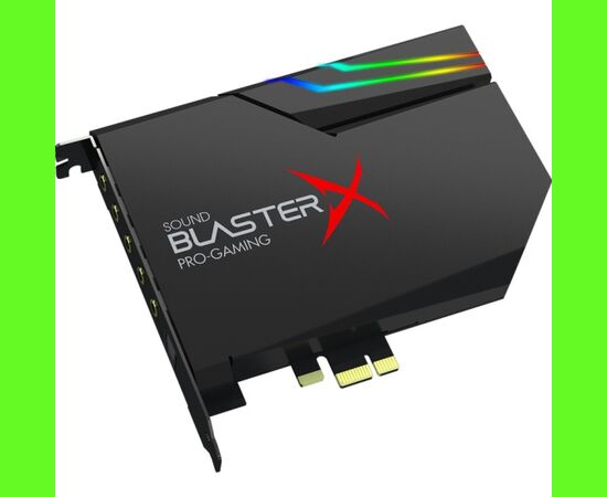  Звуковая карта Creative BlasterX AE-5 Plus (70SB174000003) PCI-E (BlasterX Acoustic Engine) 5.1 Ret 