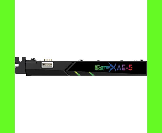  Звуковая карта Creative BlasterX AE-5 Plus (70SB174000003) PCI-E (BlasterX Acoustic Engine) 5.1 Ret 