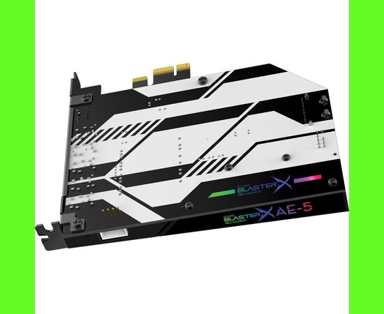  Звуковая карта Creative BlasterX AE-5 Plus (70SB174000003) PCI-E (BlasterX Acoustic Engine) 5.1 Ret 