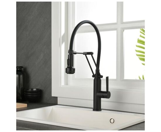  Смеситель Emar ЕСВ-7012 Black черный 