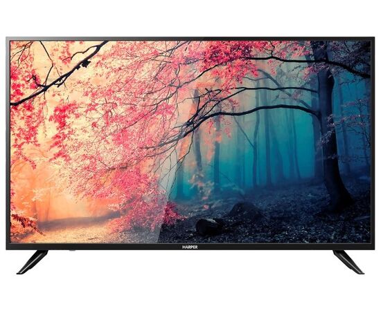  50" Телевизор Harper 50U750TS черный 3840x2160, Ultra HD, 50 Гц, WIFI, SMART TV 