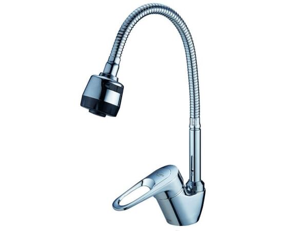  Смеситель для кухни Solone LOP4-B043 с гибким изливом 