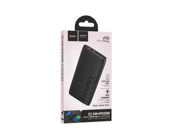  Внешний аккумулятор Hoco J122 Respect 22.5W+PD20W 10000mAh (black)(225382) 