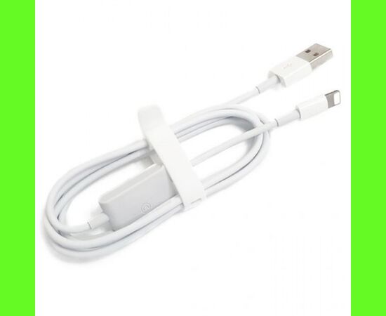  Переходник  MA066, USB - Lightning + Lightning, 1 м, белый 