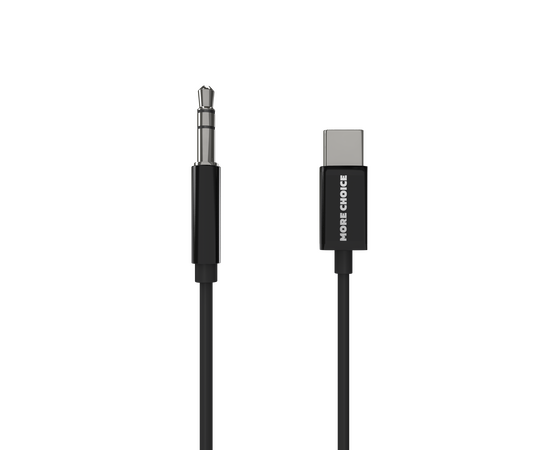  Аудиокабель AUX 3.5mm 2м More choice UK22a (Black) 