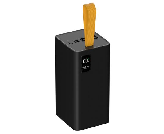  Внешний аккумулятор PERO PB10 60000 mAh, Li-Pol, output USB-C + 4 USB-A, черный 