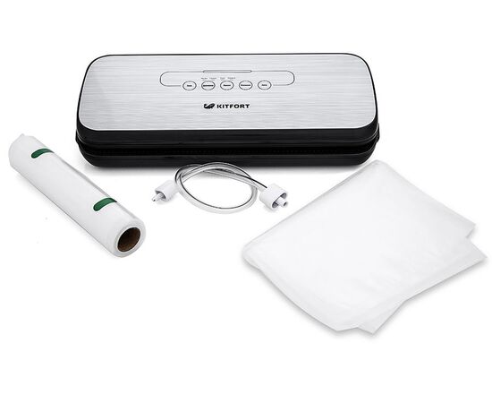  Вакуумный упаковщик Kitfort KT-1502-2 черный/серый 