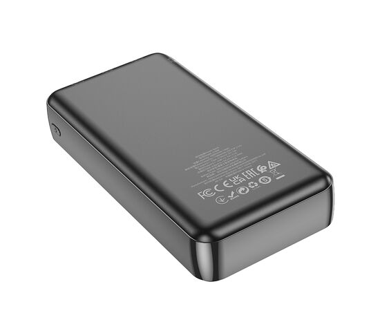  Внешний аккумулятор 20000mAh 2USB 2.1A с LED-индикатором Hoco J100A High-ranking (Black) 