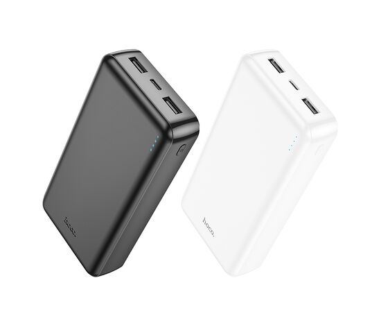  Внешний аккумулятор 20000mAh 2USB 2.1A с LED-индикатором Hoco J100A High-ranking (Black) 