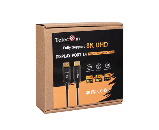  Активный оптический кабель Telecom DP1.4 8K@60Hz 20м  (1/20) 