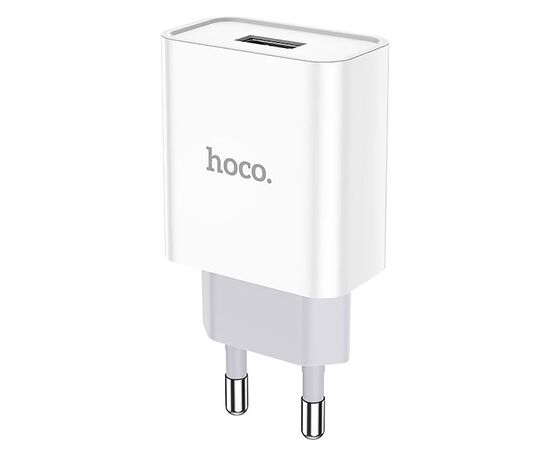  Адаптер Сетевой Hoco C81A USB 2,1A/ (white) (215778) 