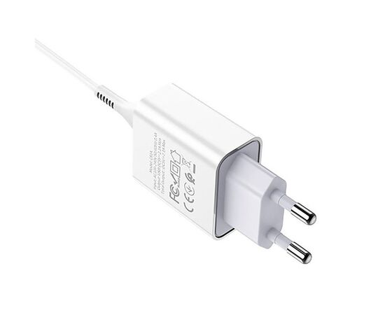 Адаптер Сетевой Hoco C81A USB 2,1A/ (white) (215778) 