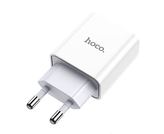  Адаптер Сетевой Hoco C81A USB 2,1A/ (white) (215778) 