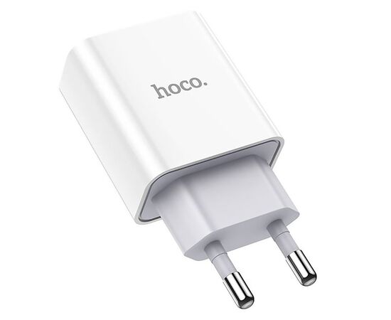  Адаптер Сетевой Hoco C81A USB 2,1A/ (white) (215778) 