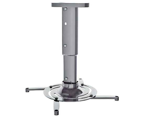  Кронштейн для проектора Cactus CS-VM-PR05M-AL серебристый макс.24кг потолочный поворот и наклон 