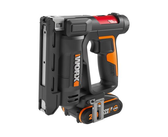  Степлер WORX WX843 20В, 2Ач х1, ЗУ 2А, кейс 