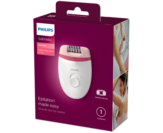 Эпилятор Philips BRE235/00 белый/розовый 