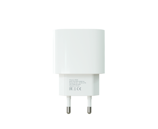  СЗУ 1Type-C 3.0A PD 25W быстрая зарядка More choice NC65 (White) 