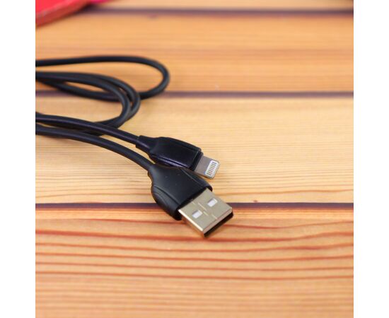  Дата-кабель BOROFONE BX19 Benefit lightning, 1м (чёрный) 