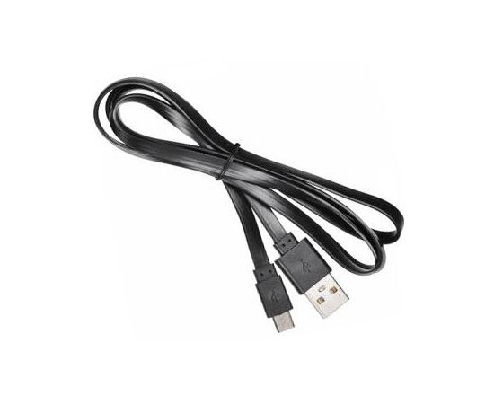  Дата-кабель Buro BHP MicroUSB 1M FLAT micro плоский 1м черный 