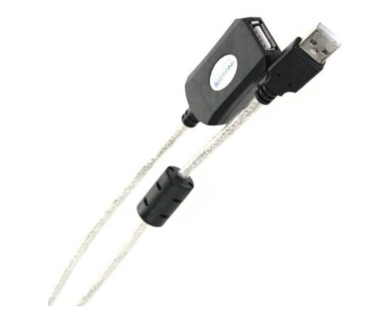  Кабель Vcom VUS7049-5M USB2.0-repeater, удлинительный активный Am-Af 5м 