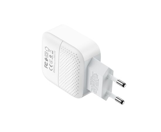  СЗУ BOROFONE BA46A Premium PD, QC3.0 charger (EU) (белый) 